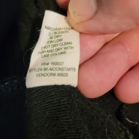 Modish Rebel Moon Stars Graphic Sweatshirt Sz S Distressed Grunge Celestial - Picture 13 of 13